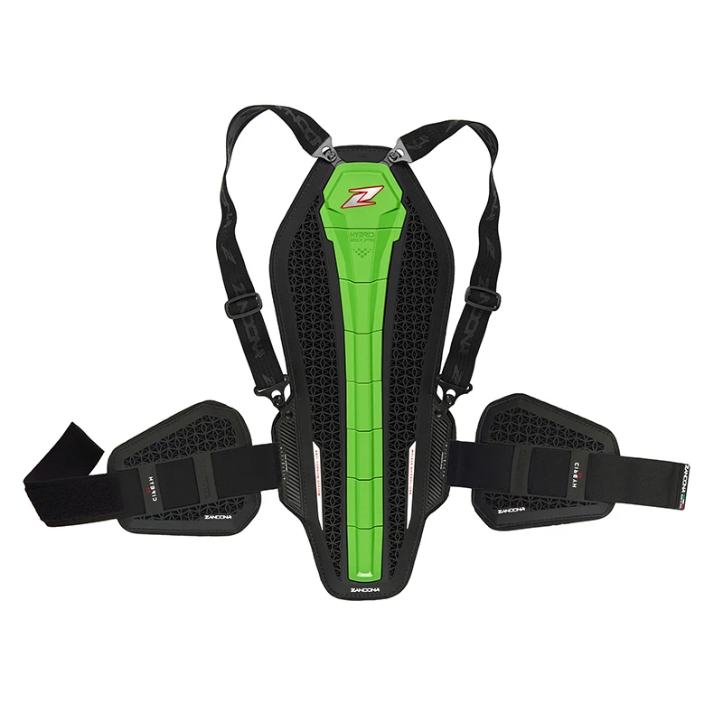 Inserti Paraschiena Zandona Hybrid Back Pro Rs X8 Verde