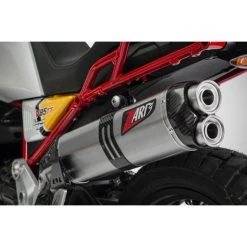 Terminali Silenziatore Zard Inox Racing Moto Guzzi V85 Tt