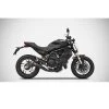 Terminali Zard Slip On Racing Inox Ducati Monster 797 Nero