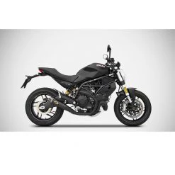 Terminali Zard Slip On Racing Inox Ducati Monster 797 Nero