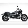 Terminali Zard 2 Slip Ons Inox Racing Black Moto Guzzi California