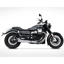 Terminali Zard 2 Slip Ons Inox Racing Black Moto Guzzi California