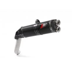 Terminali Terminale Zard Inox Euro 4 Nero Moto Guzzi V85 Tt