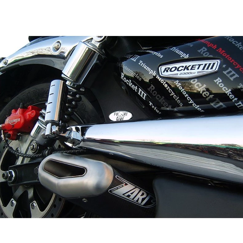 Terminali Zard Kit Silenziatori Penta Inox-carbonio Triumph Rocket 3