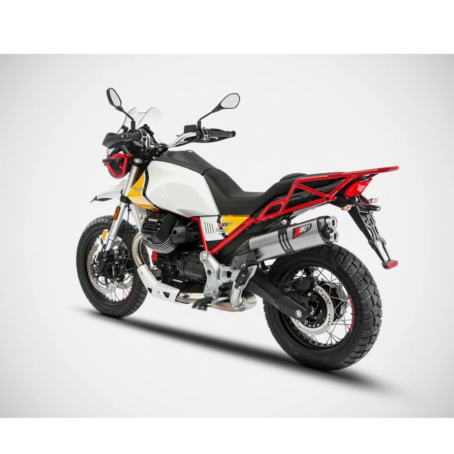 Terminali Terminale Zard Titanio Euro 5 Moto Guzzi V85 Tt - immagine 2