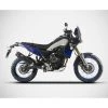 Terminali Zard Scarico Inox Racing Yamaha Tenere 700 Nero